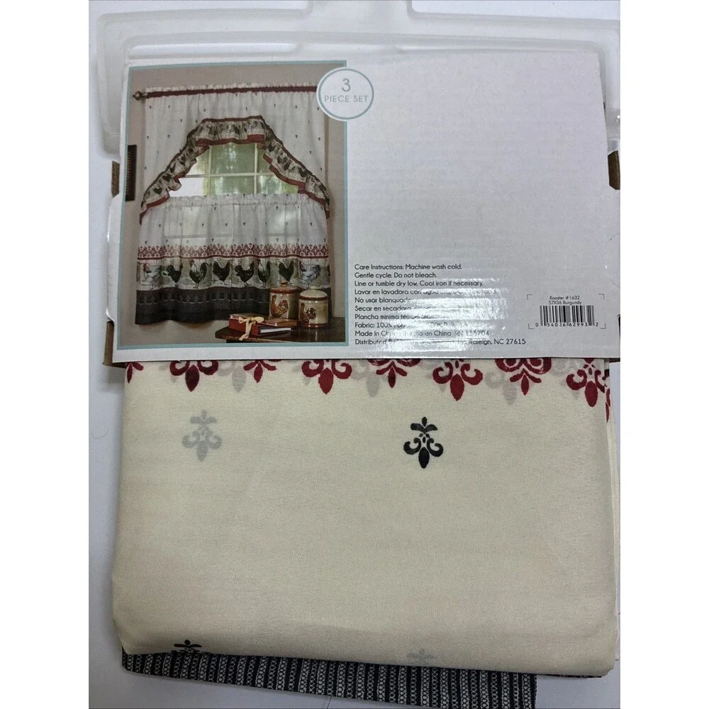 Rooster Tier & Swag Set Achim Curtains